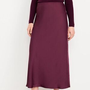 Old-navy Women's Burgundy and Purple Skirt